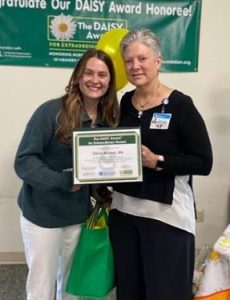Daisy Award honoree Olivia Matteis and NVRH CNO Aimee Carew-Lyons