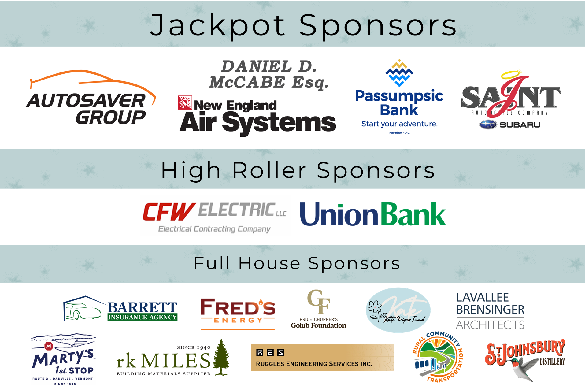 2025 Sponsorship Logos All levels 6-27-25