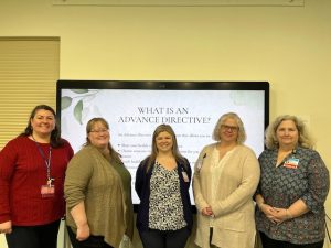 Staff at NVRH's Advance Directives Day